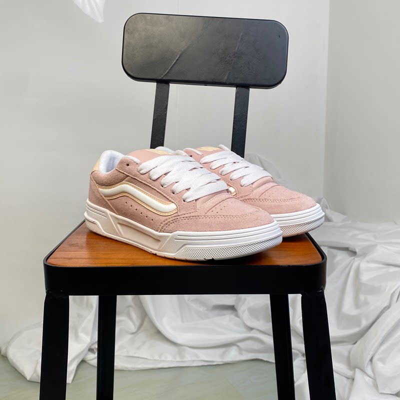 VANS范斯Hylane低帮粉色板鞋