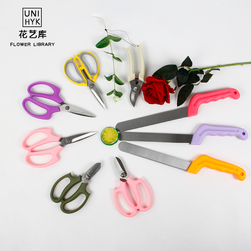 花艺库多功能花艺剪刀花泥刀