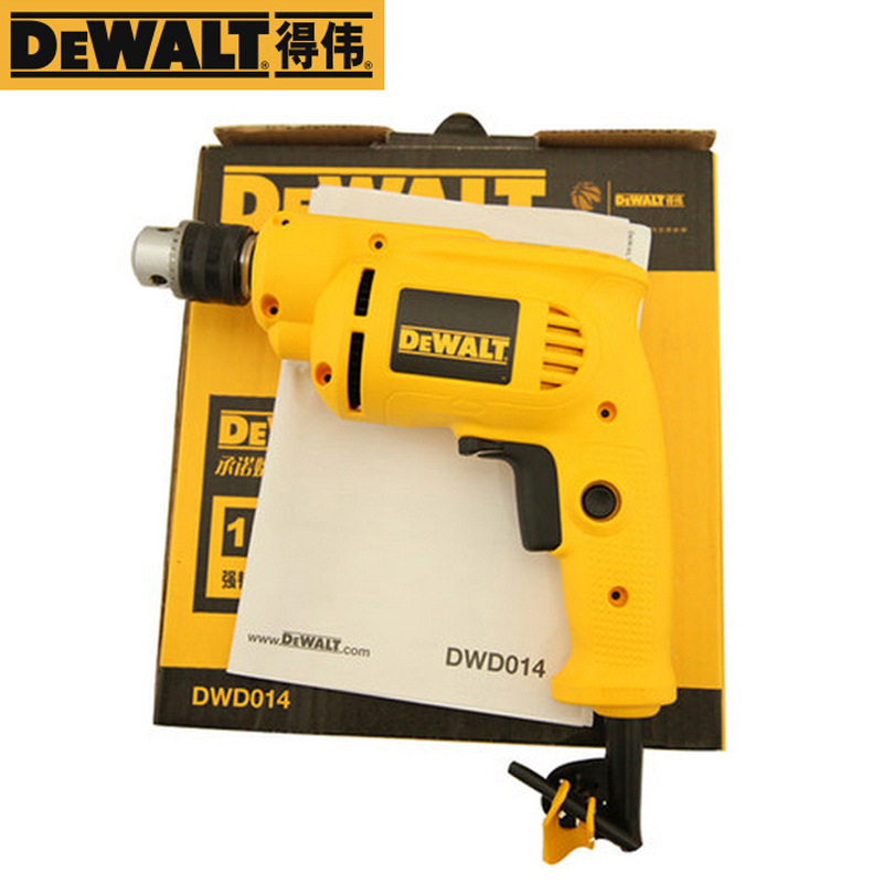 手电钻多功能电动工具手枪钻dwd012/14小型得伟dewalt220v