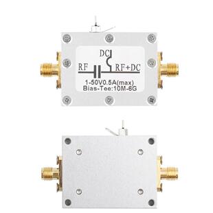低10MHzTee插损器馈电Bias隔直器　射频偏置6GHz同轴-