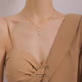 Tide, ретро ожерелье, свитер, подвеска, простой и элегантный дизайн, изысканный стиль