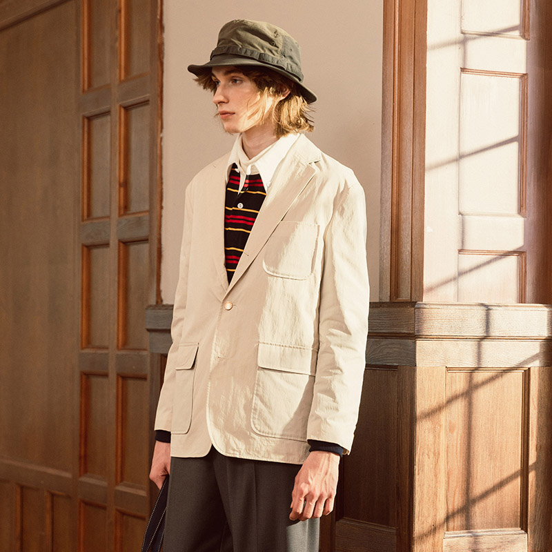 KUFFYLINK十口袋单排金扣西装