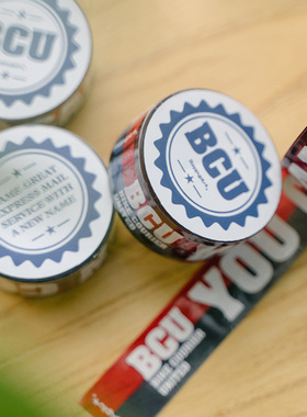 Steppyplus BCU主题系列胶纸 透明胶封口胶胶带文具原创设计图案