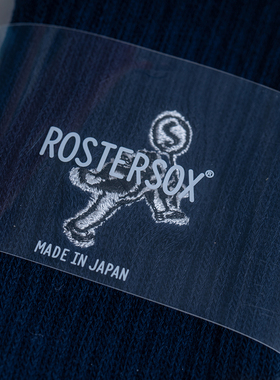 SteppyX ROSTER SOX别注款 日本制刺绣长筒袜舒适 纯棉百搭男女款