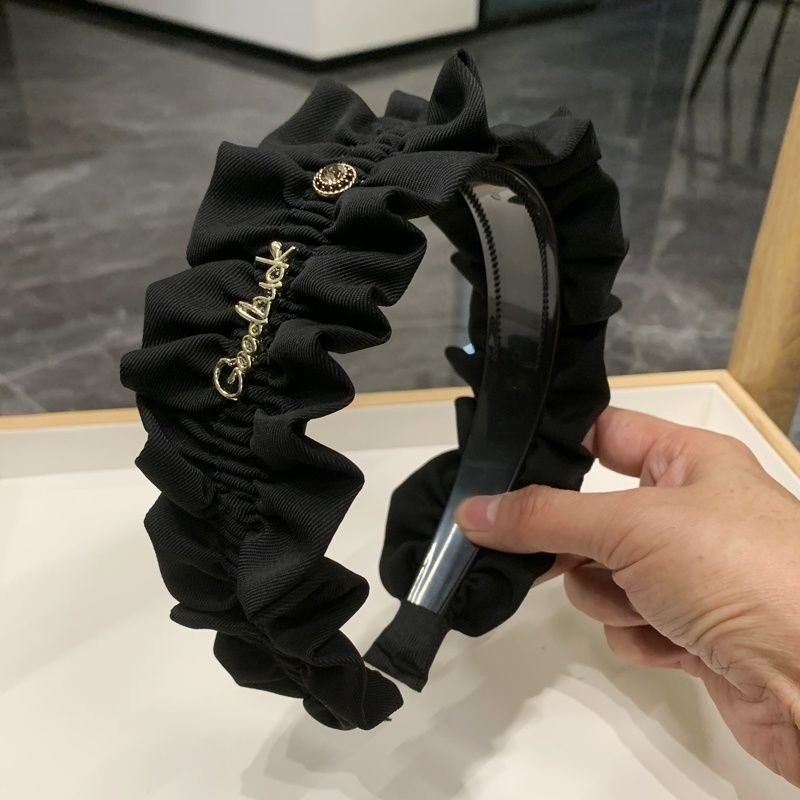 带齿网红蓬松加宽发箍2023字母新款宽边发卡发夹法式高颅褶皱头箍,饰品/流行首饰/时尚饰品新,发饰,淘宝优惠券,粉丝福利购,淘宝优惠卷