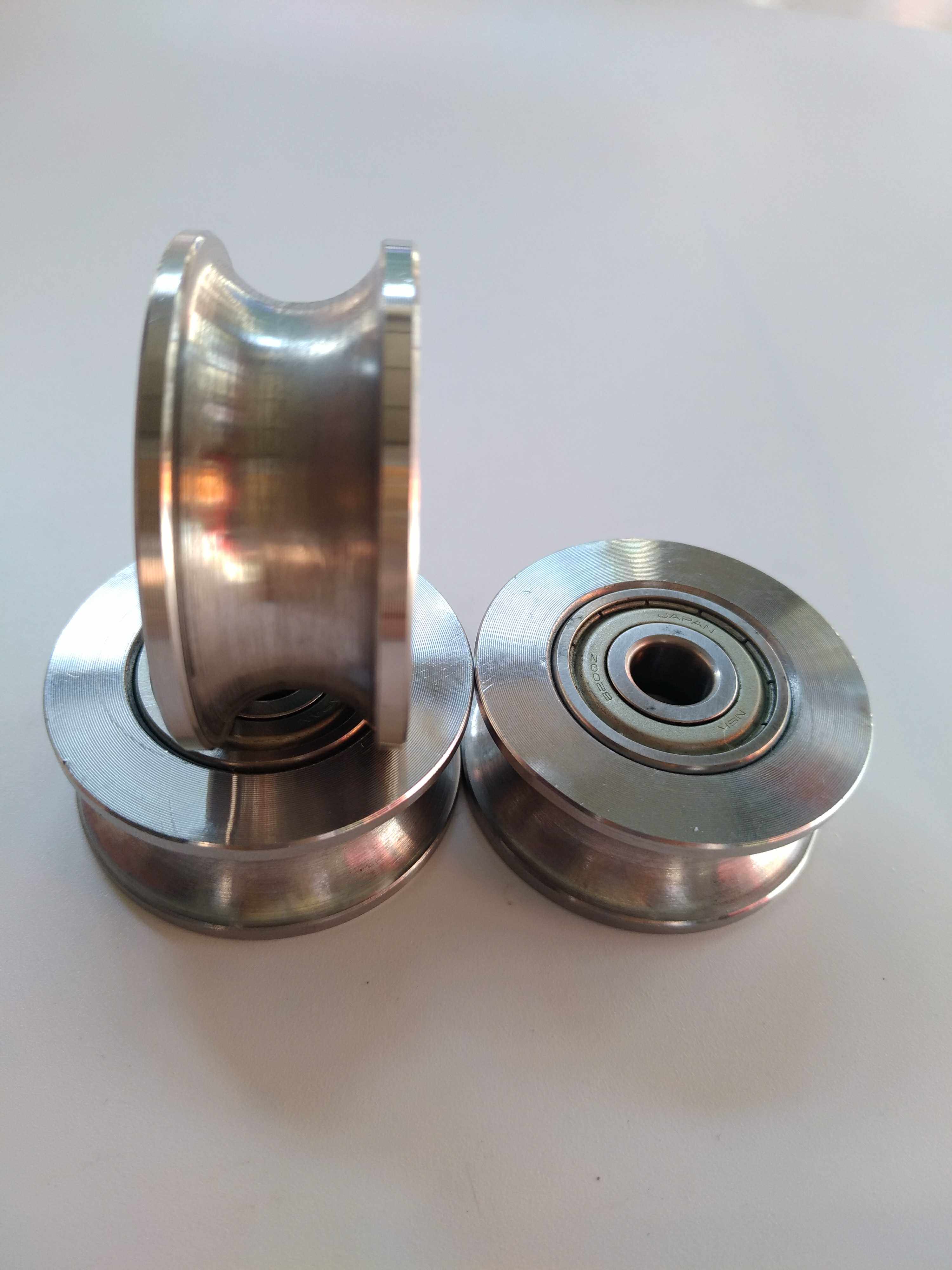 6200双轴承直径50mm滑轮钢丝绳小滑车起重用滑轮吊机用45号钢滑轮