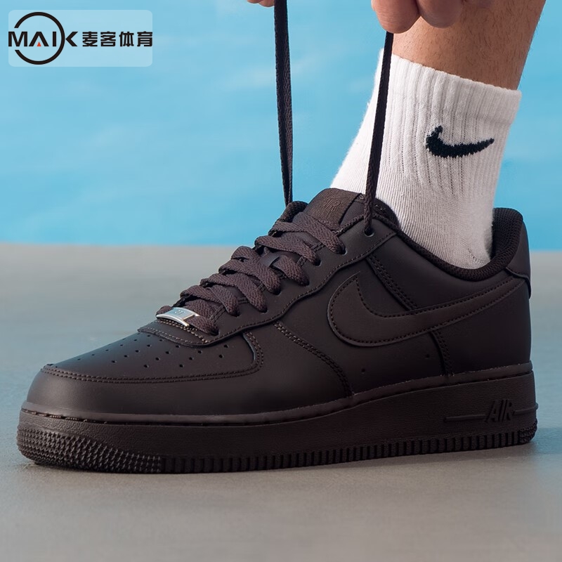 Nike耐克男鞋25新款冬季运动鞋空军一号潮流休闲鞋板鞋IH1698-200