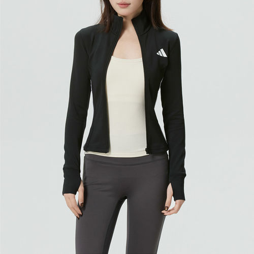 Adidas阿迪达斯女修身运动长裤黑色紧身显瘦健身裤KB7843