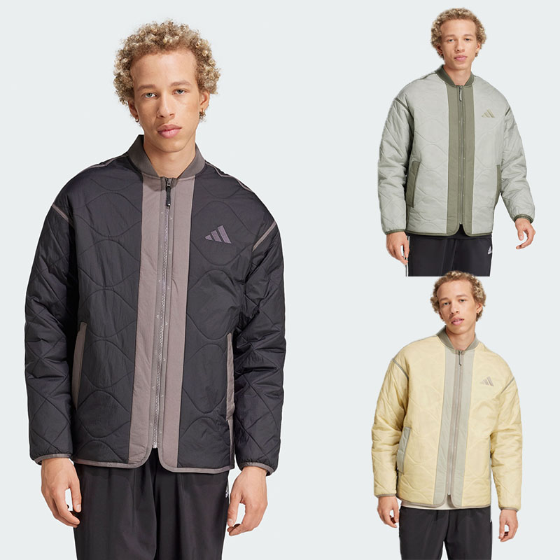 阿迪达斯轻薄透气运动棉服