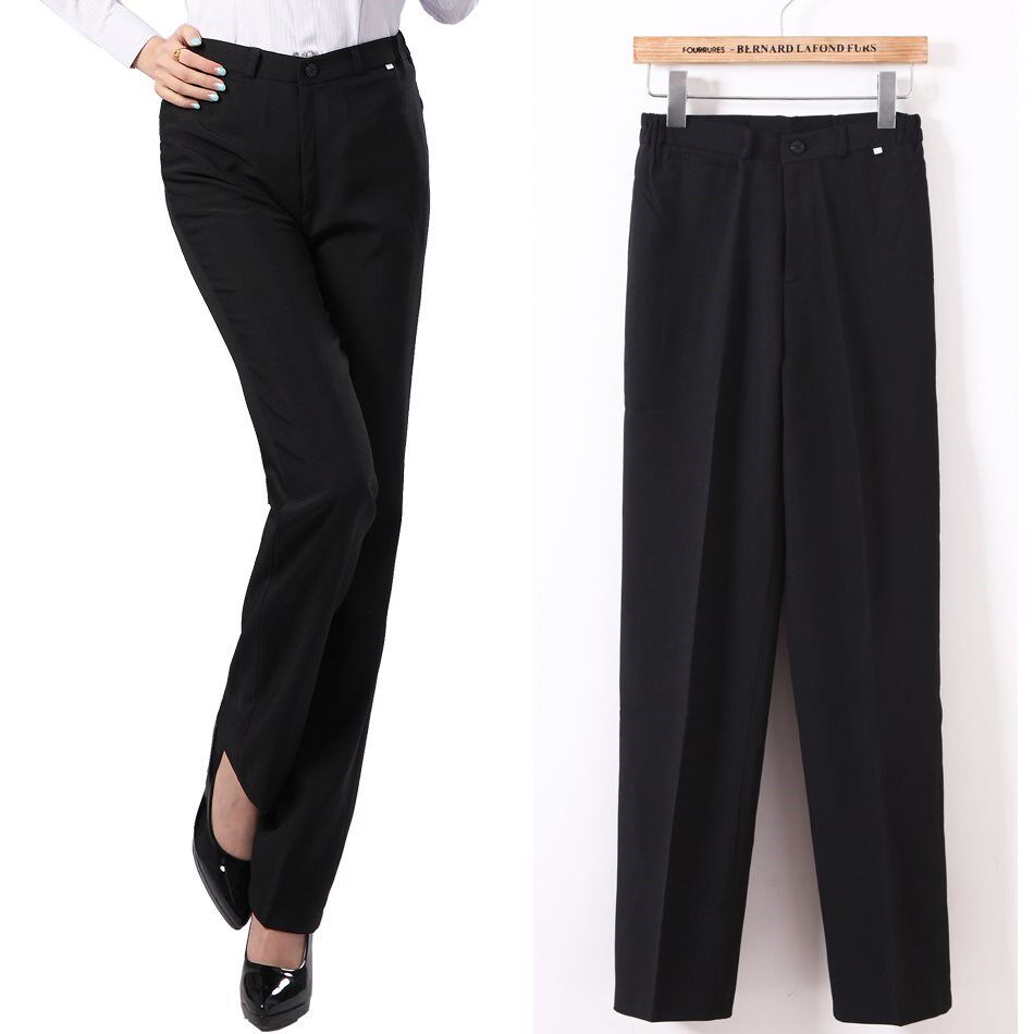 Work pants black Western-style trousers hotel Waiter Panties Elastic waist Straight Business Suits spring and autumn trousersin the Women's clothing/Boutique , Pants , Casual pants  category - from Buy2taobao.com to provide professional Taobao agent buy service