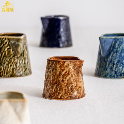 创意窑变陶瓷西餐酱汁盅加奶奶壶