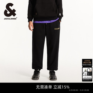 NBA联名湖人队篮球潮休闲裤 新款 卫裤 长裤 杰克琼斯男装 子男士 春季