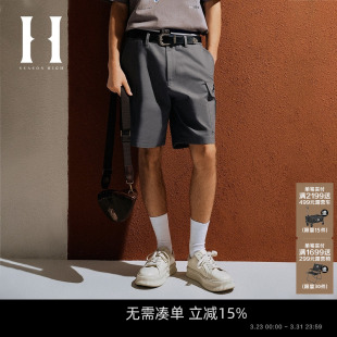 HIGH春季 男装 NFL联名款 男裤 底特律雄狮队潮流舒适休闲短裤 SEASON