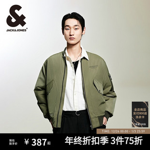 百搭潮流男款 时尚 棒球领型棉服外套 秋冬新款 杰克琼斯25年男装