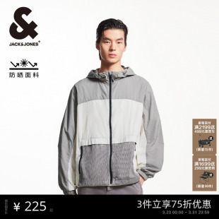 潮流透气钓鱼防晒服装 2026年春季 杰克琼斯男装 夹克外套 UPF50
