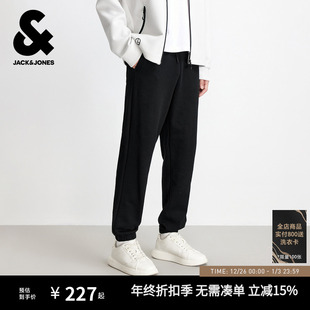 新款 夏秋季 休闲纯棉合体束脚休闲长裤 子美式 杰克琼斯男装 男士 卫裤
