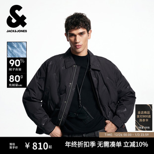 新款 士冬季 杰克琼斯男装 羽绒服宽松舒适上衣225423006 商场爆款