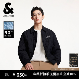 BSQ联名冬季 杰克琼斯男装 潮轻盈保暖羽绒服225423001 商场爆款