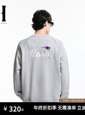 SEASON HIGH秋冬NFL联名男装圆领卫衣舒适时尚简约潮流长袖上衣