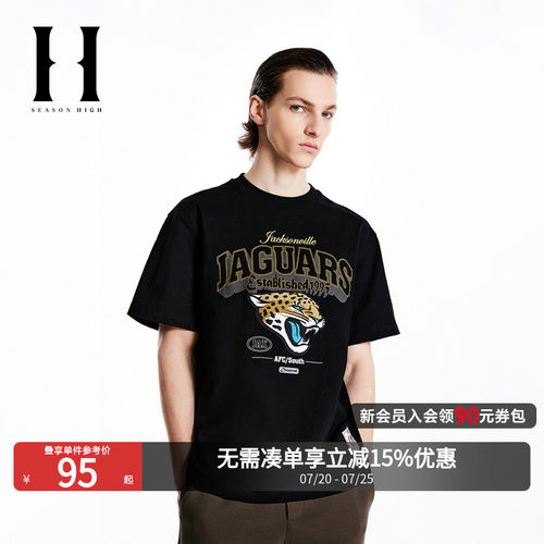 SEASONHIGH短袖圆领T恤