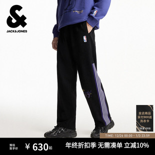 湖人队男装 宽松休闲舒适长裤 冬季 卫裤 子 新款 杰克琼斯NBA联名款