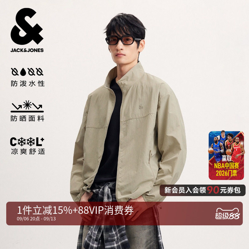 杰克琼斯男士防晒衣夏季薄款凉感图片