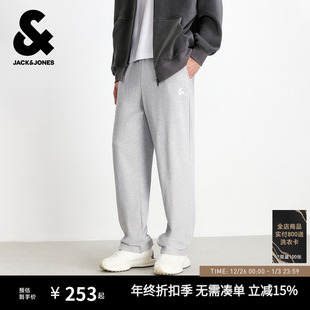 卫裤 百搭潮流舒适纯棉直筒长裤 美式 新款 子 秋季 杰克琼斯男装