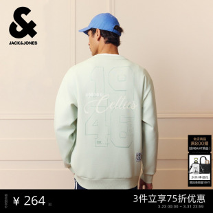 杰克琼斯春季 卫衣225433062 NBA联名波士顿凯尔特人队男装