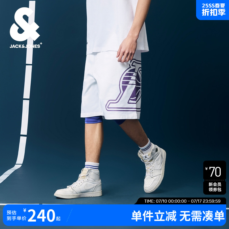 杰克琼斯NBA联名短裤男装