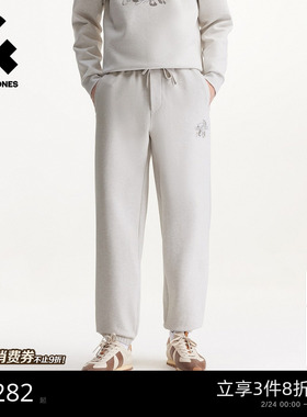 [商场爆款]杰克琼斯男装秋卫裤纯色日常舒适宽松长裤子22531D014