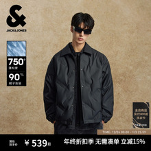 【无缝压胶轻薄羽绒服】杰克琼斯颜值轻羽冬轻薄衬衫夹克外套男装
