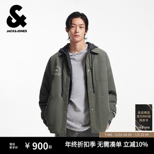 男生秋冬宽松外套潮流保暖棉服225409045 杰克琼斯男装 商场爆款