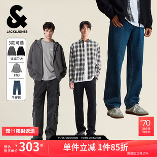 百搭潮流开衫 秋季 卫衣 格纹衬衫 杰克琼斯25年新款 牛仔裤 男装