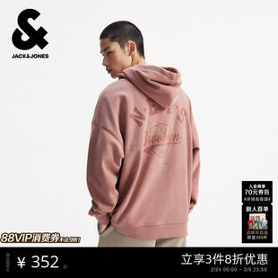 杰克琼斯NBA联名2025年秋季男装卫衣长袖连帽225433084