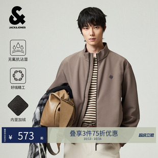 【高性能无氟防泼水】杰克琼斯男夹克外套休闲通勤肌理226321018