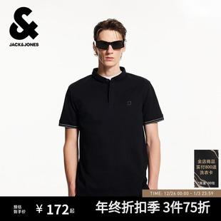 秋季 士polo衫 新款 纯棉翻领T恤高级休闲短袖 杰克琼斯男装 男生款 式
