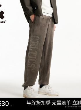 杰克琼斯冬季NBA联名休闲卫裤束脚裤男装22541D026