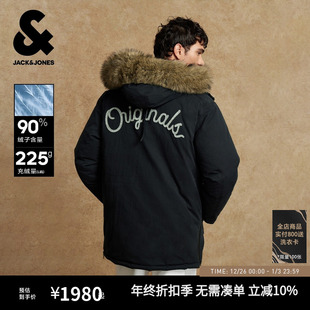 工装 杰克琼斯男装 宽松舒适休闲潮流连帽男士 新款 风羽绒服 2025冬季