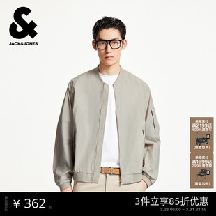 春季 杰克琼斯男装 夹克外套百搭棒球领上衣男225321081 商场爆款