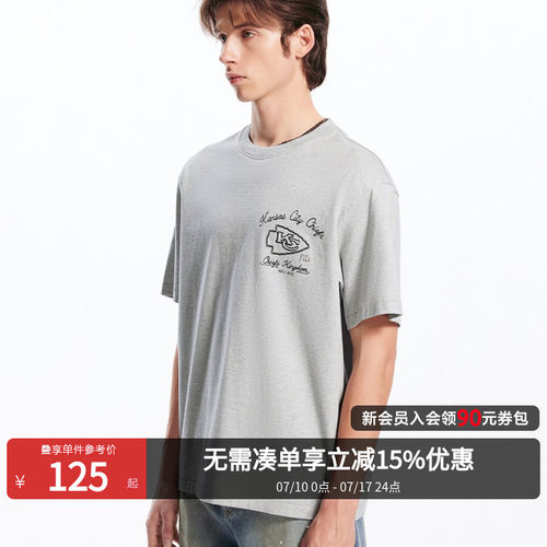 胸前堪萨斯城球队刺绣英文；背后球队胶印