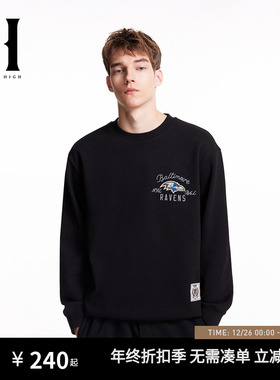 SEASONHIGH NFL联名秋冬新男士卫衣圆领宽松刺绣潮流休闲长袖男装