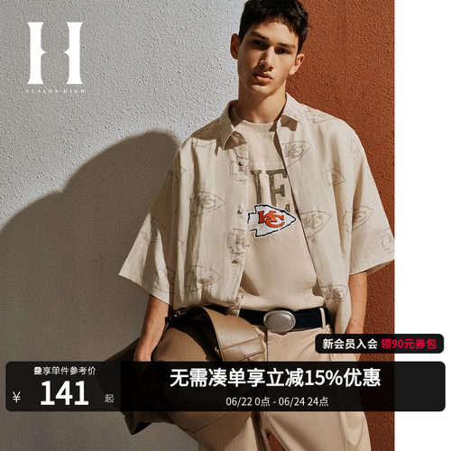 SEASONHIGH短袖宽松舒适T恤
