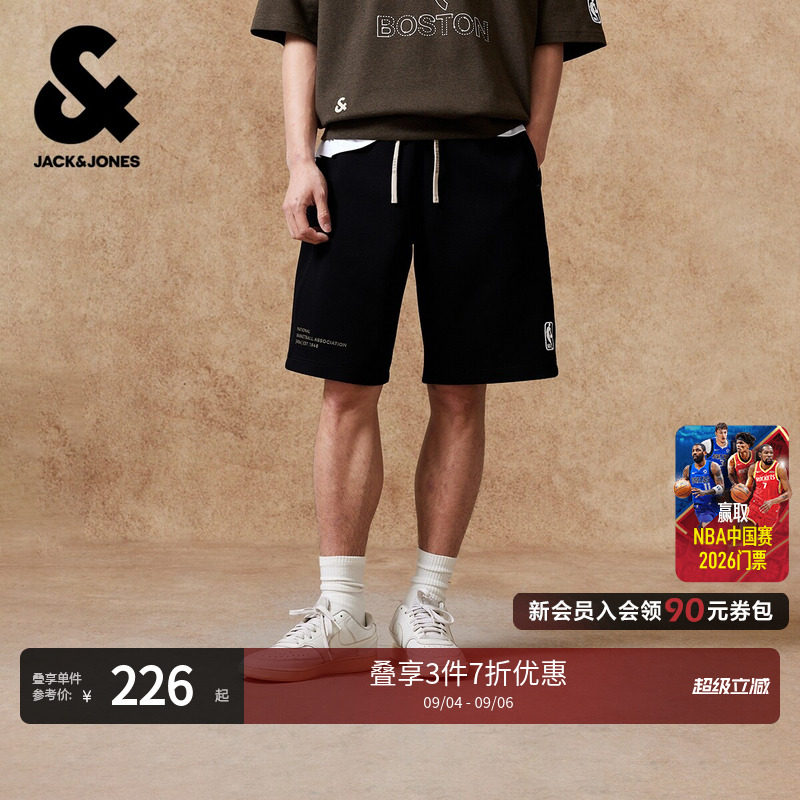 杰克琼斯NBA联名男士廓形短裤图片