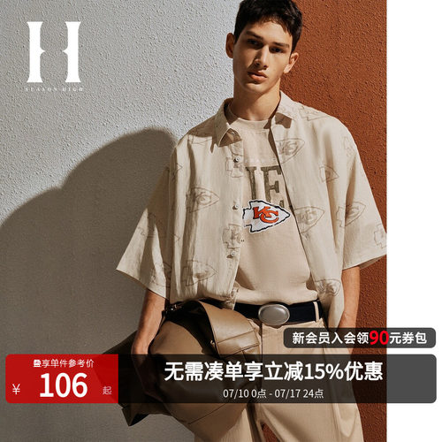 SEASONHIGH短袖宽松舒适T恤