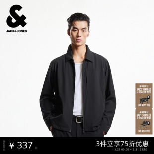 休闲质感简约长袖 杰克琼斯男装 纯色百搭潮流个性 夹克时尚 外套 春季