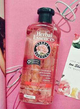 伊卡璐Herbal Essences 玫瑰香氛洋甘菊 无硅油洗发水护发素400ml