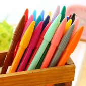 慕那美3000水彩笔彩色纤维笔勾线笔中性水性手帐笔monami彩色套装