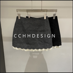 时尚 新款 百搭高级感洋气减龄宽松显瘦半身短裙 2025冬季 欧洲站女装