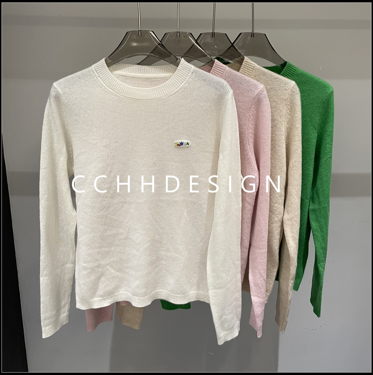 欧洲站女装2025冬季新款宽松圆领洋气高级感山羊绒长袖针织衫毛衣