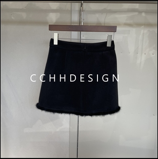 洋气百搭拼接高腰显瘦时尚 新款 气质包臀半身裙 2025冬季 欧洲站女装